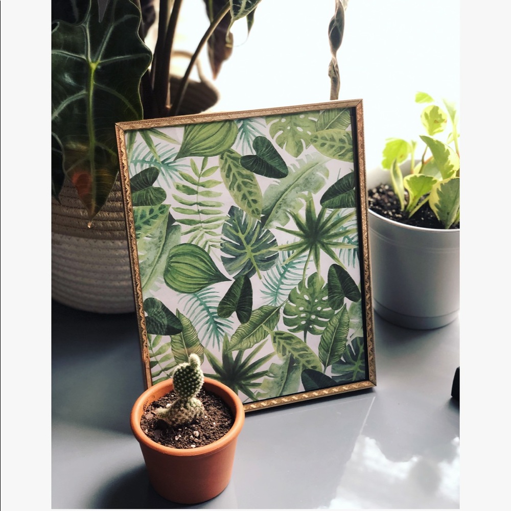 Vintage Gold Tin Frame